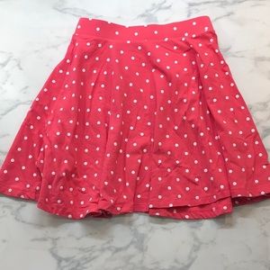 SO polka dot skater skirt